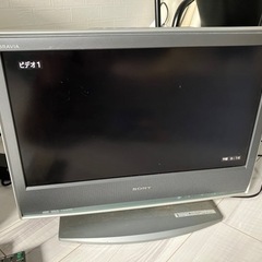 SONYブラビアテレビ、DVDデッキセット