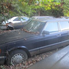 M-ベンツ126-560SEL-レストアーベース車両販売-書類渡し