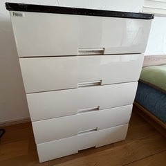 【お引取りが決まりました】Fits Plus 収納タンスx5段 ...