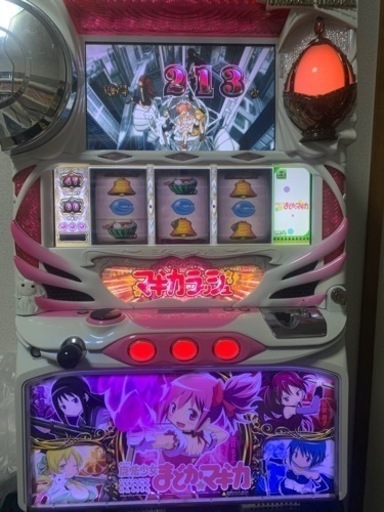 【取引済】スロット実機 初代まどか☆マギカ（希少・全員集合パネル）