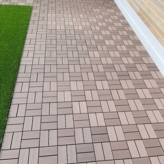 ベランダ、庭用タイル。簡単DIY！