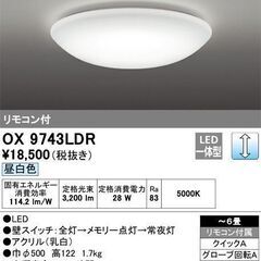 値下げ!定価18500円 美品 2020年製 ODELIC OX...