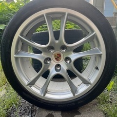 PORSCHE ポルシェ カイエン アルミ21インチ純正 4本セット ミシュランの画像