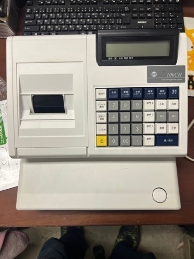 取り引き決定クローバー　電子レジスター　JET-100CH