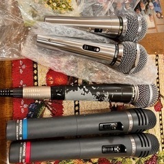 マイク　ジャンク　差し上げます２本は表面ベタつきあり