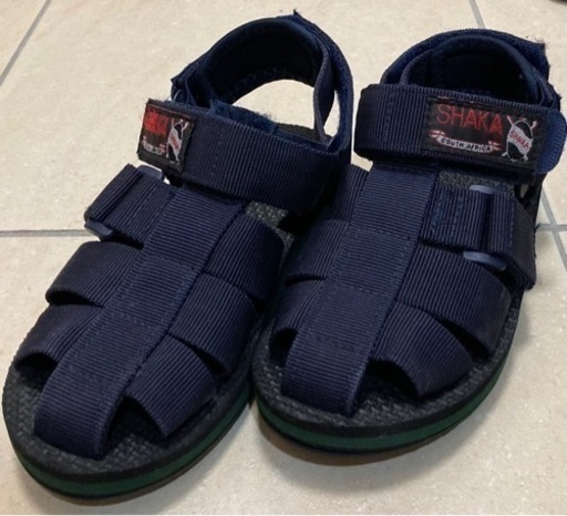 キッズ サンダル SHAKA 18㎝ ネイビー