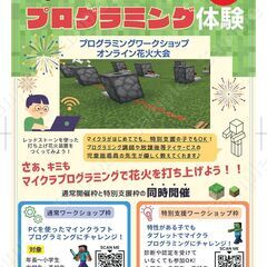 マイクラプログラミング体験ワークショップ【オンライン花火大会】1...