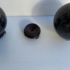 天然石の置物まとめて5個セット直径12㎝前後の画像