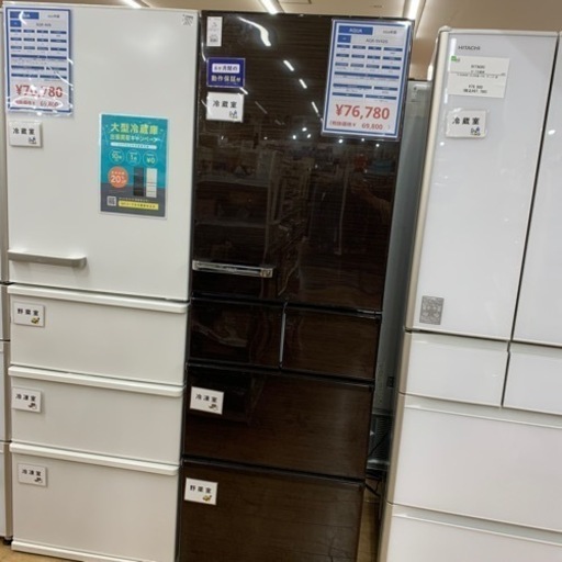 AQUA  5ドア冷蔵庫 AQR-SV42G  2018年製 415L ※キズ・打痕アリ