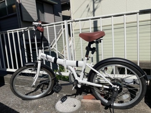 かっこいい折りたたみ自転車　商談中