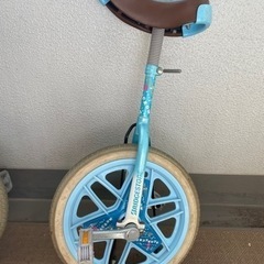 【受け渡し決定】あげます：子ども用一輪車16インチ水色Bridg...