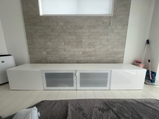 IKEA テレビ台 白 240センチ 180センチ