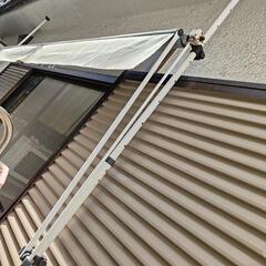 オーニングテント　突っ張り棒タイプ　中古の画像