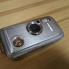 中古 防水デジカメ PENTAX Optio WPi シルバーの画像