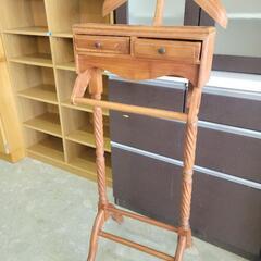 アンティーク調　木製　スーツハンガーラック　中古　リサイクルショ...