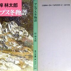 【文庫古本】梓林太郎「アルプス冬物語(初版)」・・・銀行強盗の人質になった女性が、解放された後、夫の態度が冷たい・・・の画像