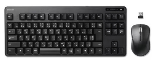 新品 エレコム TK-FDM105MBK 無線 キーボード\u0026マウス 日本語配列 92キー テンキー 3点セット