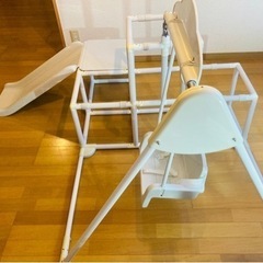 売り切れました❌【ジャングルジム】🧸マイファーストキッズパーク ホワイトの画像