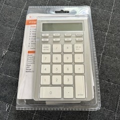 【数回使用】Bluetoothワイアレススマートテンキー　電卓+...