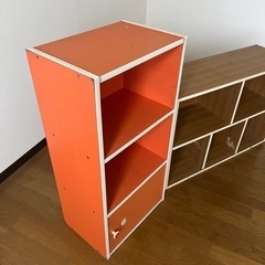 無料　カラーボックス2個　差し上げますの画像