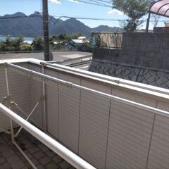 伸縮可能　物干し台の画像