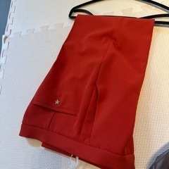357ショップ購入品　赤パンツ
