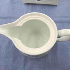 未使用保管品 有田焼 其泉 錦三色とんぼミニポット 急須 金網付き ホワイト 其泉窯 札幌 西岡店の画像