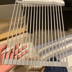 新品未使用 水切りラック　コンパクト収納　43×33cm