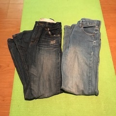 ユニクロ　デニム　150   2本セット