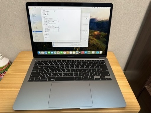 【一部訳あり品につき特価】 MacBookAir2020 M1 スペースグレー13インチ A2337