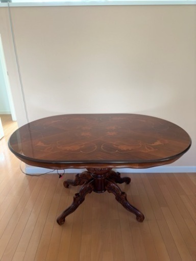 イタリア家具　ダイニングテーブル　アンティーク