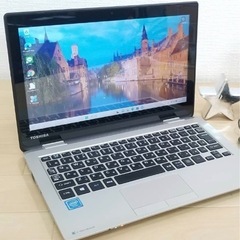 超美品　超軽　超安　東芝　液晶画面がタッチパネル　HDD 500GB＋新品メモ4GB