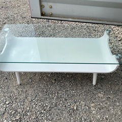 【美品】ニトリガラステーブル