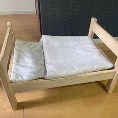 再投稿　ペット用木製ベッド　猫　犬   