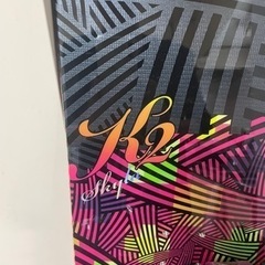 【受け渡し決定】スノーボード板　ビンディング付き(難あり)の画像