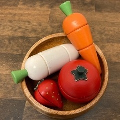 【お取引中】ウッディプッディ　ままごと玩具の画像