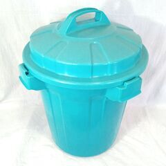 ∞ 蓋付ポリペール 48L 蓋付きゴミ箱 YL-50 ブルー 割...