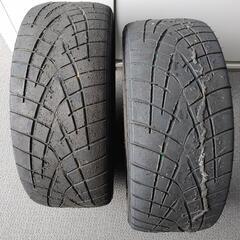 中古スポーツタイヤ2本　R1R 195/50R15　ジャンク品の画像