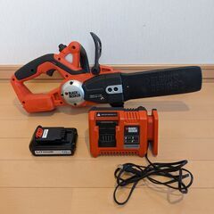値下げ Black&Decker 電動チェーンソー GKC182...