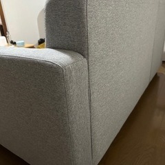 3人掛け　ソファー　グレーの画像