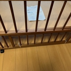 【お取引中】ミルキーベビーベッド　キンタローの画像