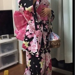 女の子　浴衣セット140(9-10)の画像