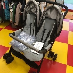 グレコ デュオスポーツ 二人乗りベビーカー ※ 専用レインカバー...