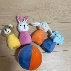 ぬいぐるみボーリングの画像