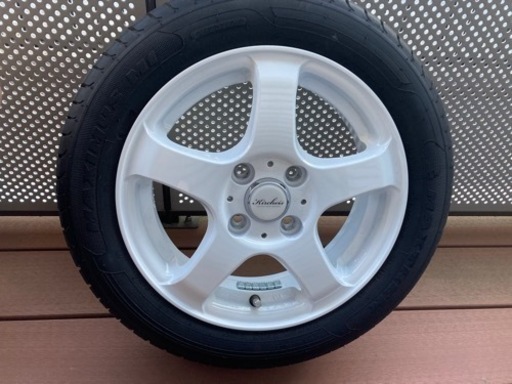 【取引完了】155/65R14 軽自動車用タイヤアルミホイール4本セット