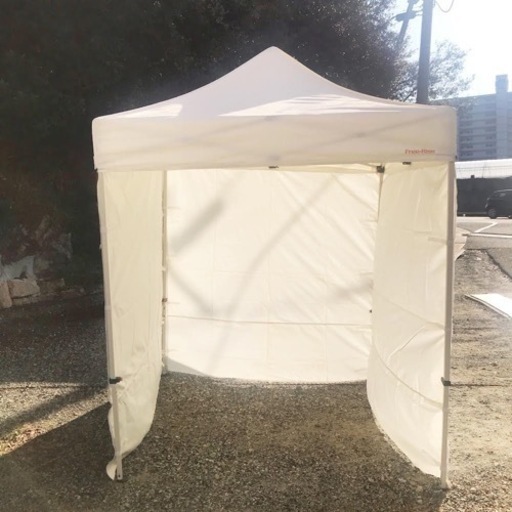 受け渡し完了しました◼️美品◼️Free-Rise/フリーライズ◼️テント◼️飲食イベントなどに最適◼️三方幕付き