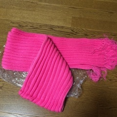 【取引中①】ピンク色マフラーの画像