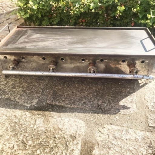 飲食イベントなどに！◼️ガス台&特注極厚鉄板◼️プロパンガス用◼️焼きそば・イカ焼き・串焼きなどなど