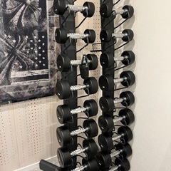 総額30万 HYPER ラバーダンベル 1kg～10kg タワー...