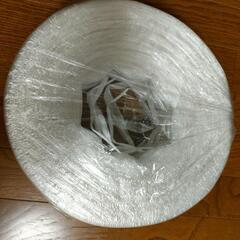 ビニール紐 白 ( 約1.000ｍ) １巻の画像
